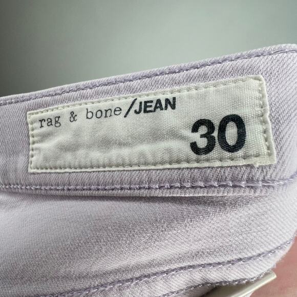 Rag & Bone Lilac High Rise Ankle Skinny Jeans Size 30 - Picture 3 of 8